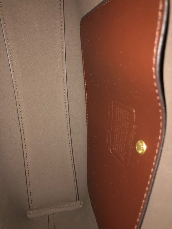 💝💝💝Coach Brooklyn Shoulder Bag 28 – BrassMaple NWT with Dust Bag - Picture 4 of 4